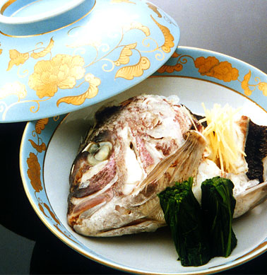 鯛の頭蒸